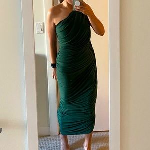 Norma Kamali dress - forest green